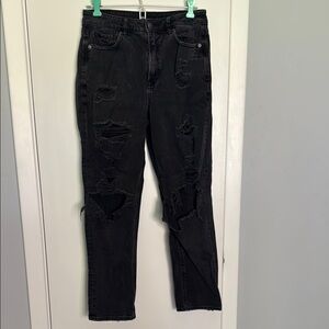 American Eagle Straight Distressed Jeans Size 6